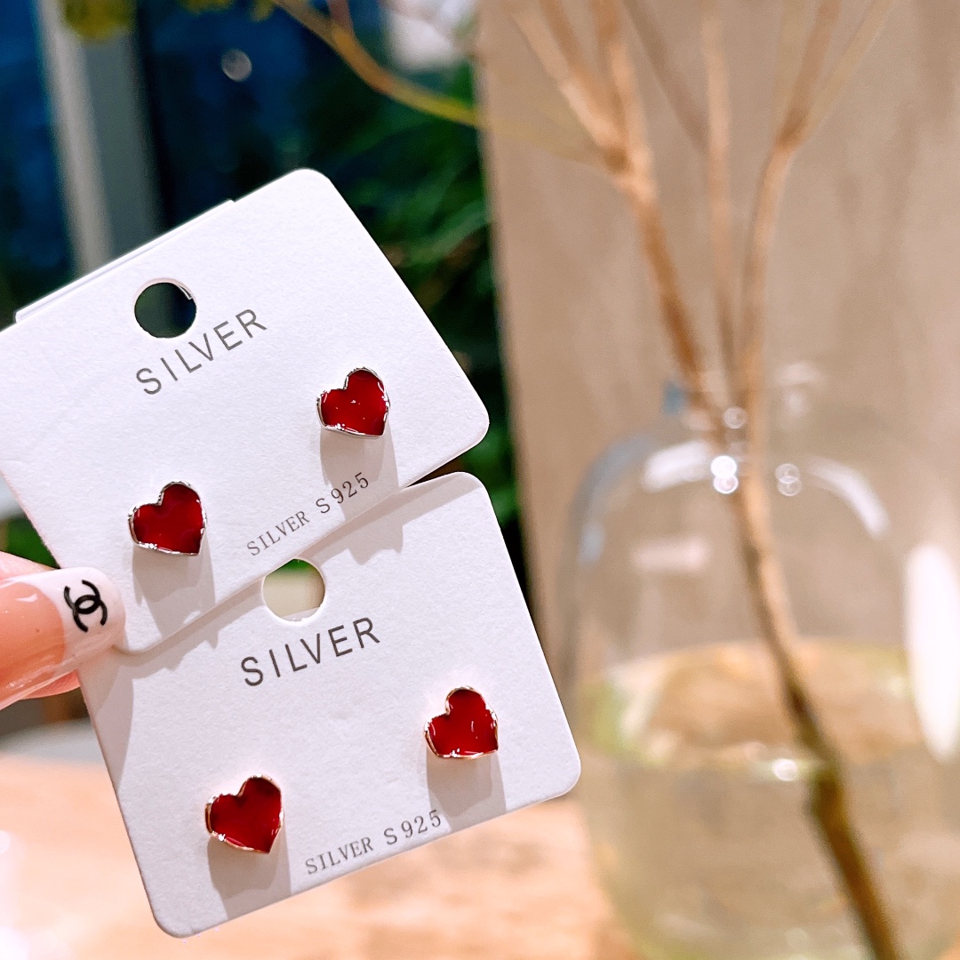 Low Allergy Silver Earrings Gentle Party Gold