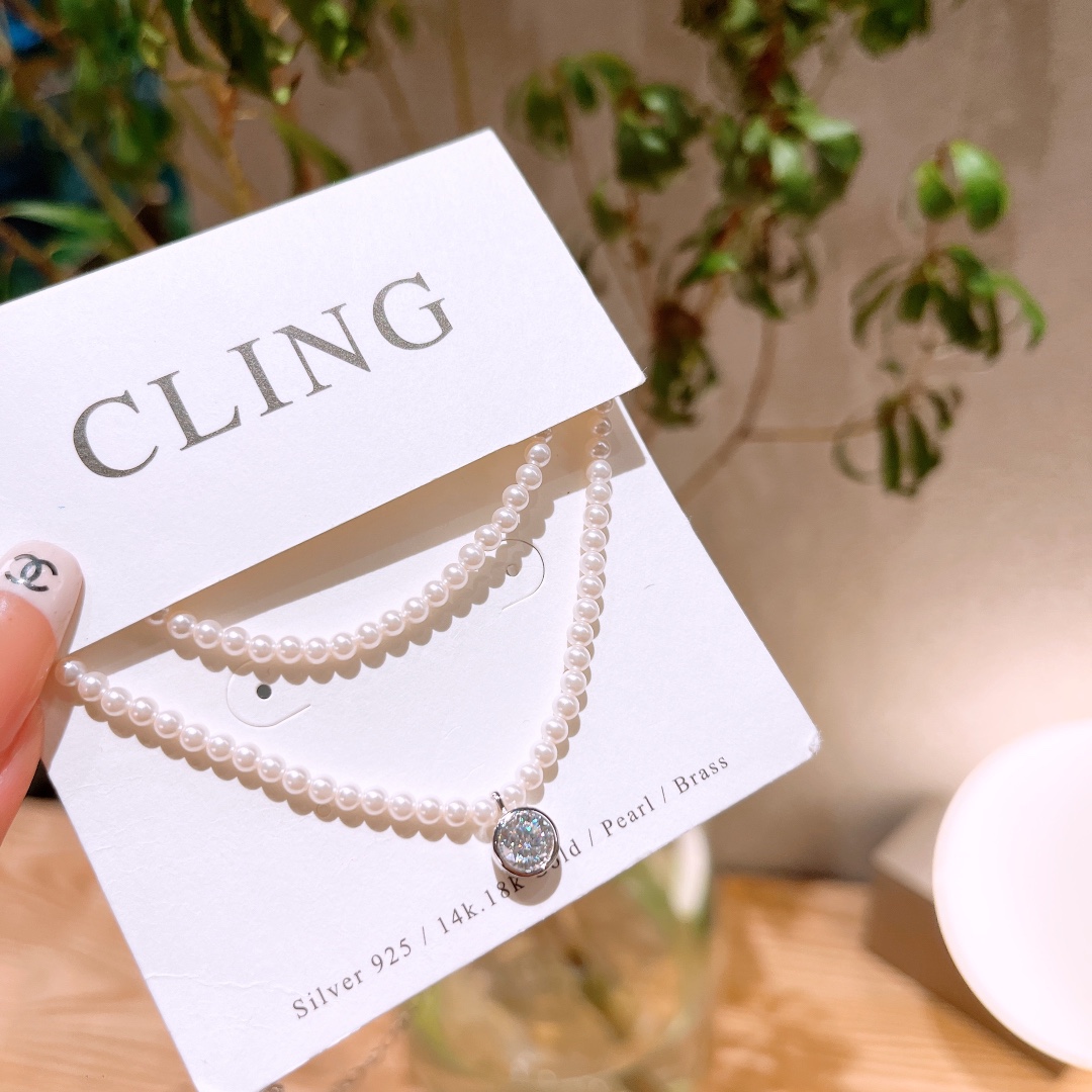 フレンチファインシルバーモアッサナイトネックレスシルバー バレンタインデー