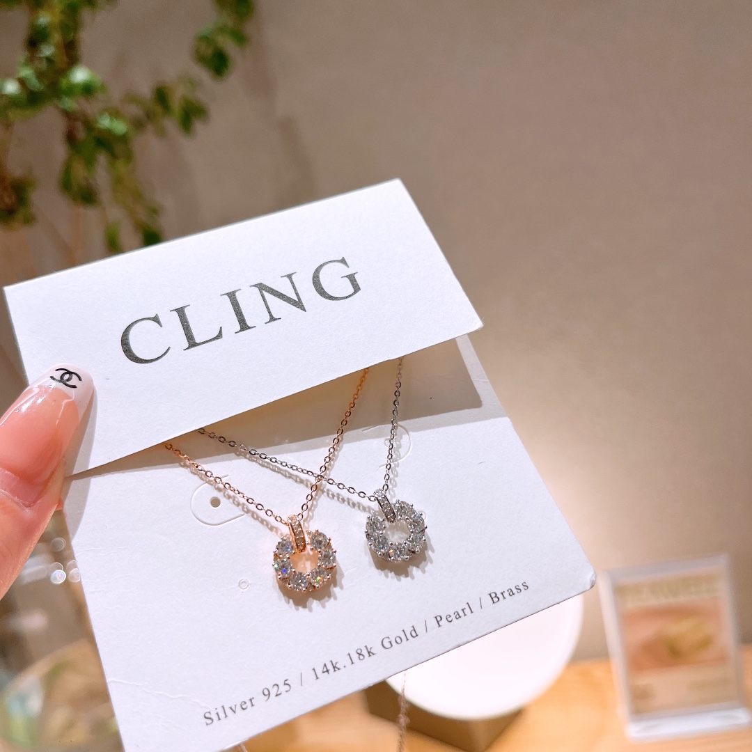 ファッションアレルギー対応シルバーモアッサナイトネックレスシルバー 父の日