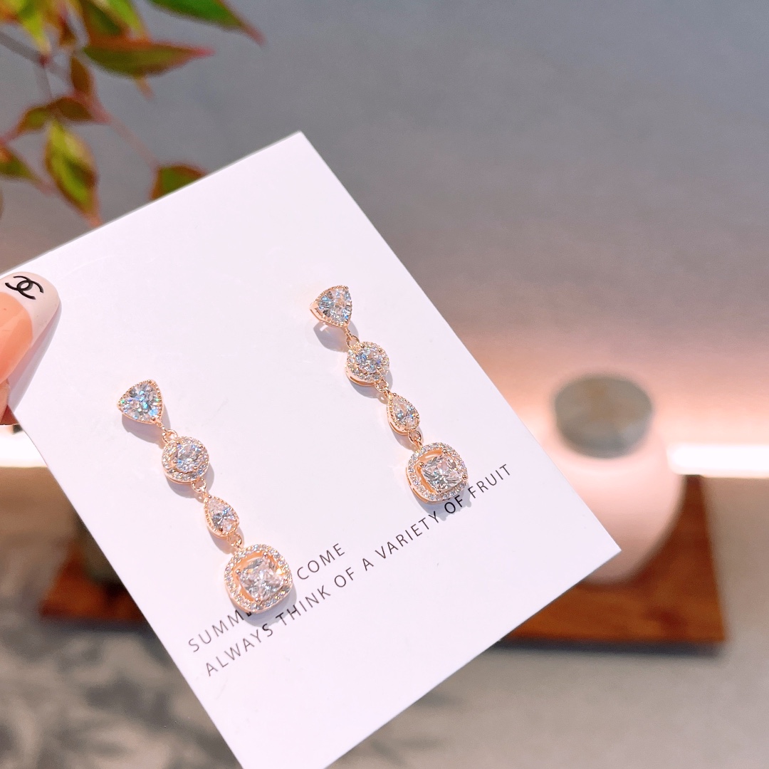 925 Silver Earrings Forest Bestie Gift Gold