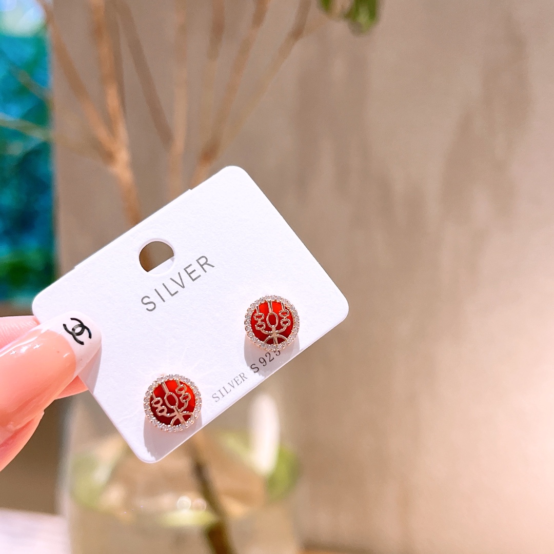 High Polish Silver Earrings Romantic Birthday Silver