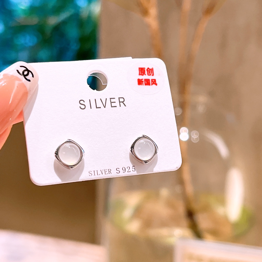 Hypoallergenic Silver Earrings Premium Anniversary Silver