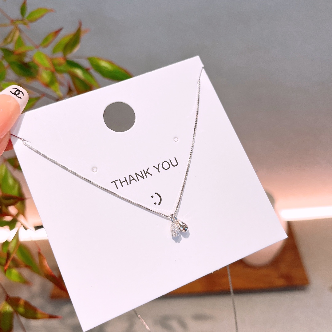 Fine Silver Necklace Minimalist Teacher's Day Gold