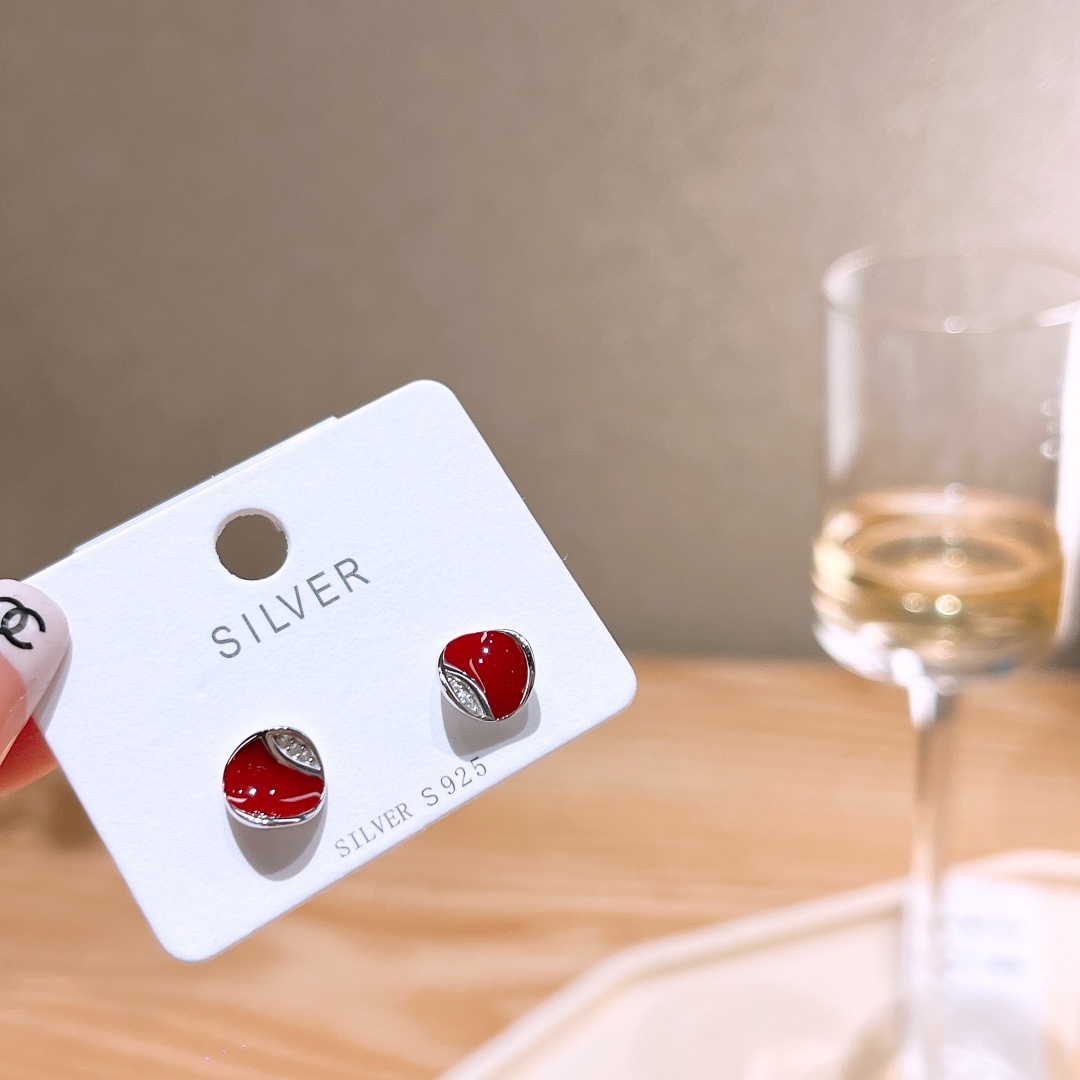 Solid Silver Earrings Chic Wedding Registration Silver