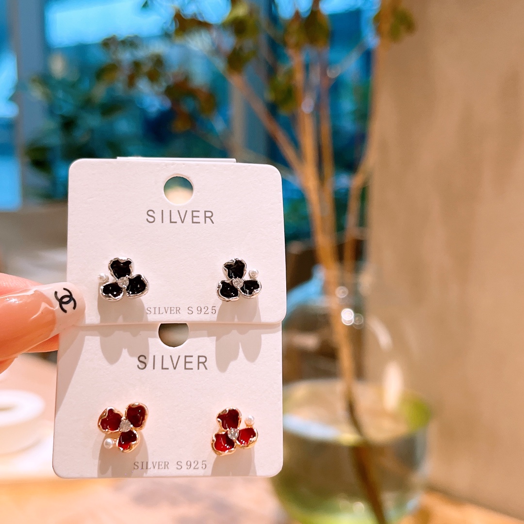 Low Allergy Silver Earrings Premium Father's Day Silver