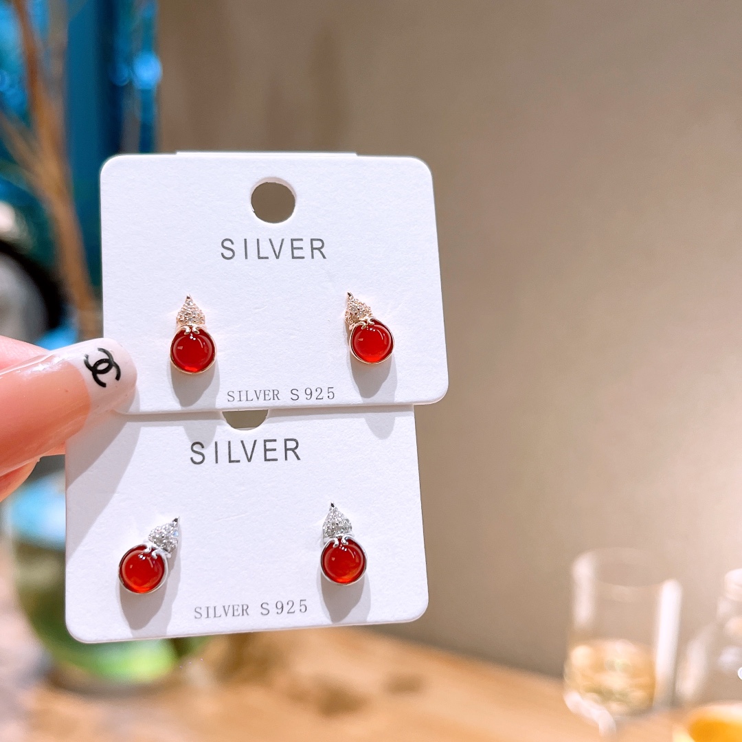 Nickel Free Silver Earrings Fashion Spring Festival Silver