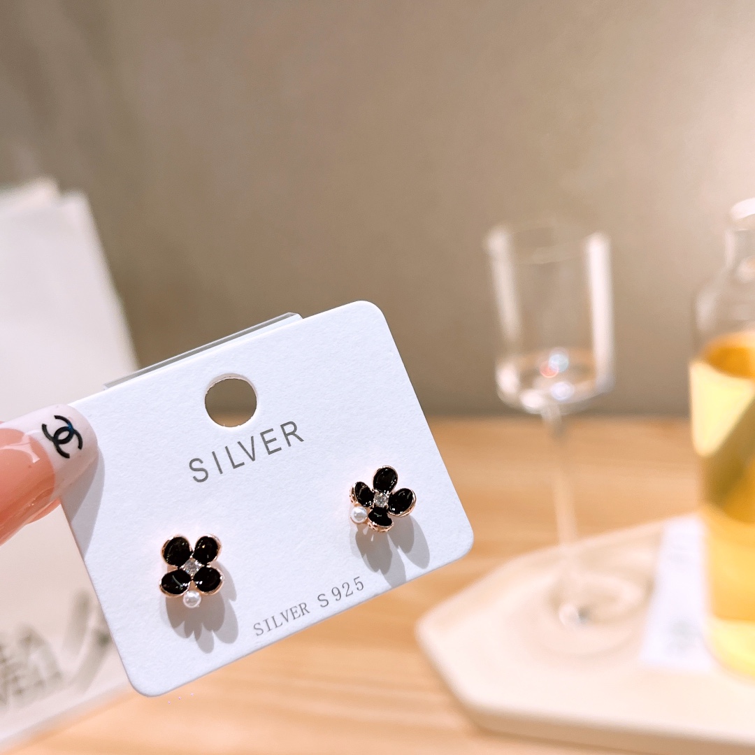 925 Silver Earrings Elegant Annual Party Gold