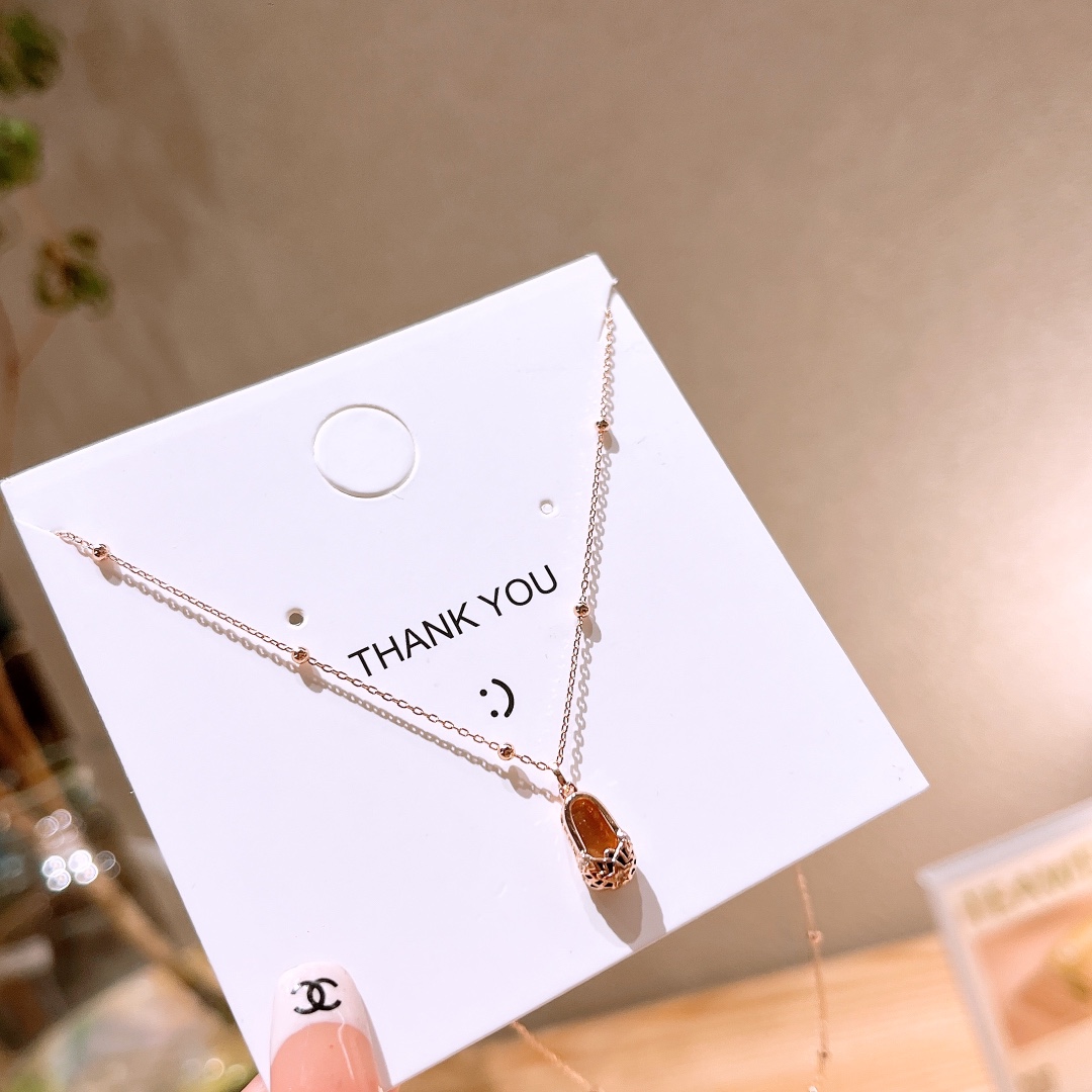 Fine Silver Necklace Playful Self-love Gold