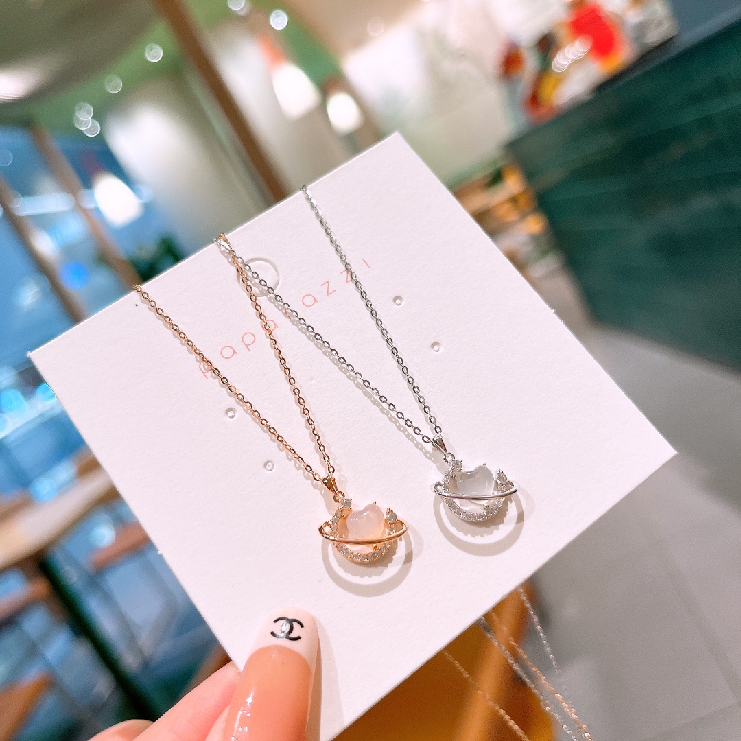 Low Allergy Silver Necklace Elegant Self-love Gold