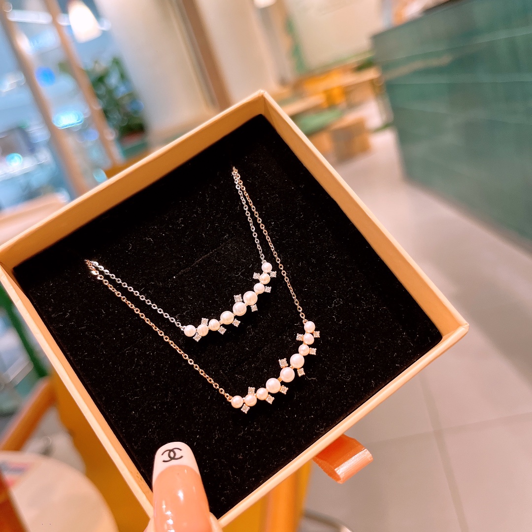 可愛いS925スターリングシルバーネックレスゴールド クリスマス