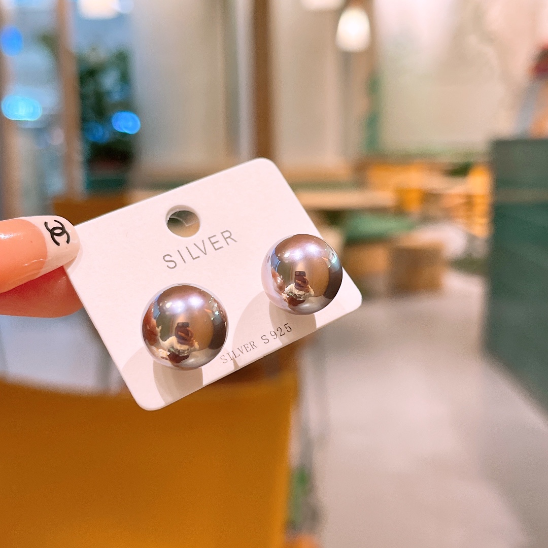 Feinsilber Ohrringe Hochwertig Neujahr Silber