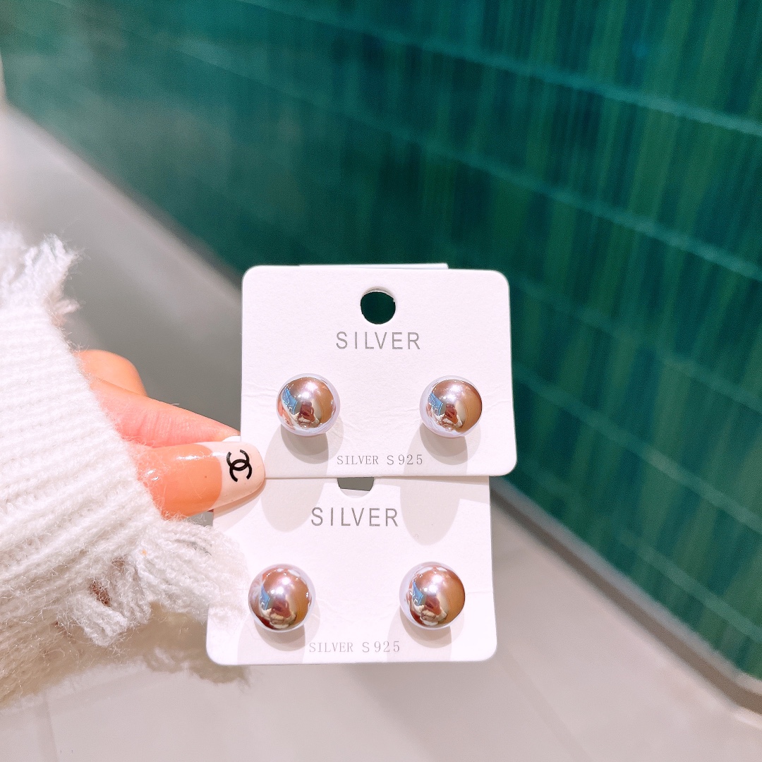 High Polish Silver Earrings Sweet & Cool Father's Day Silver