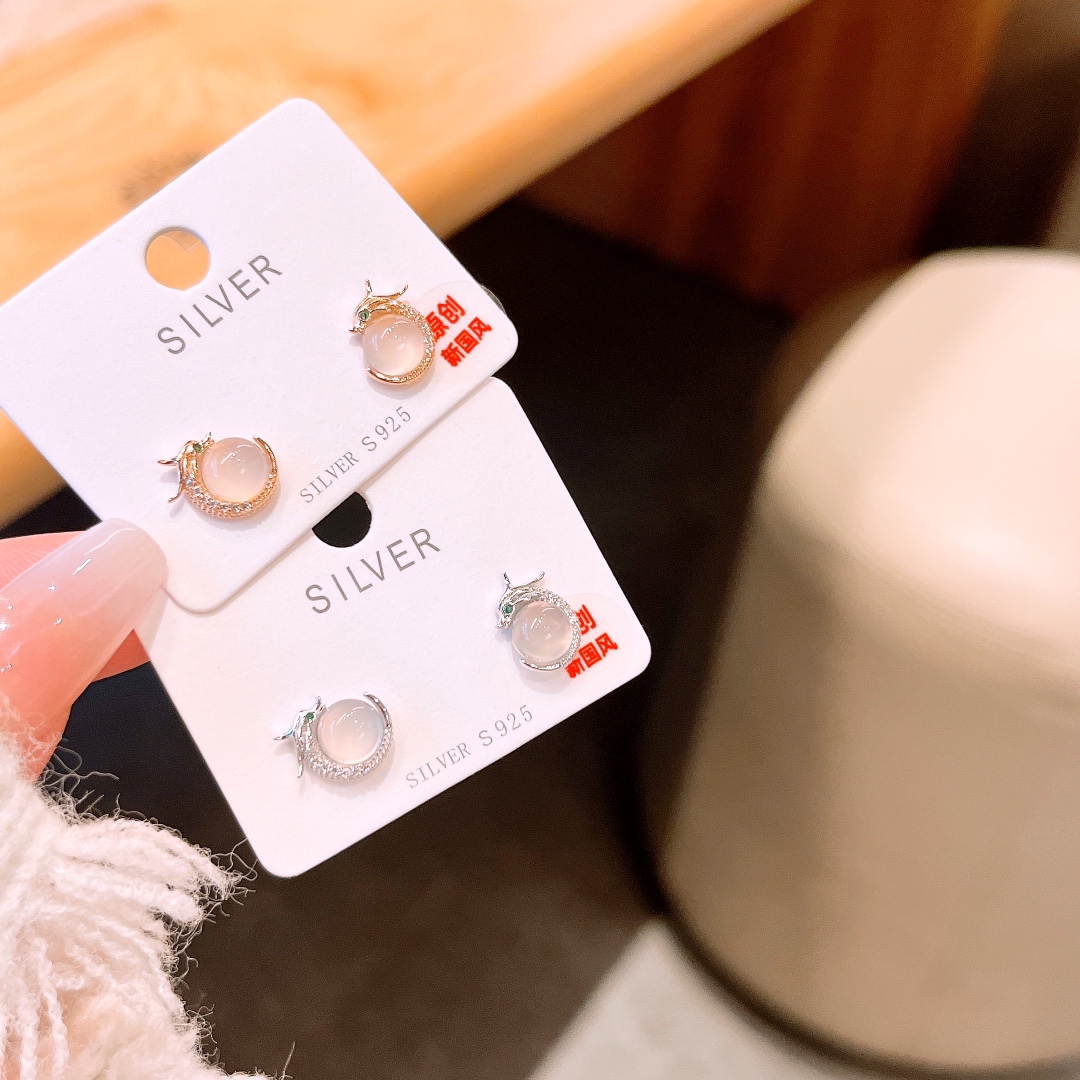 925 Silber Ohrringe Französisch Arbeitsplatz Gold