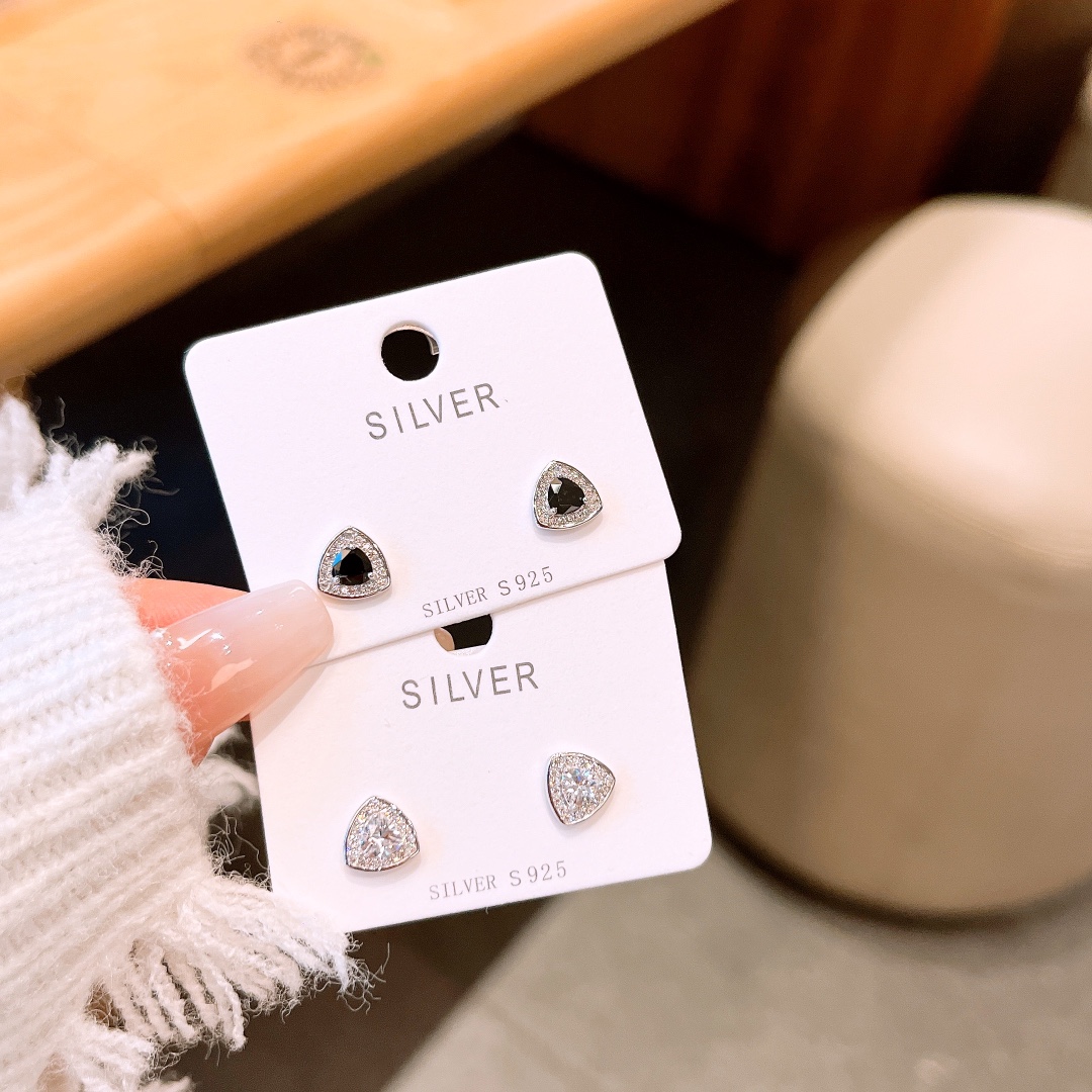 925 Silver Earrings Playful Travel Silver