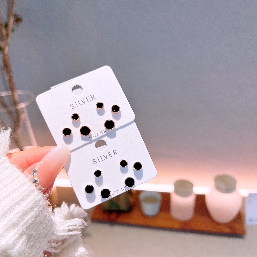 925 Silver Earrings Vintage Everyday Wear Silver