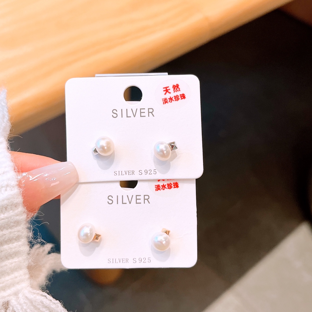 Hypoallergenic Silver Earrings Delicate Housewarming Silver