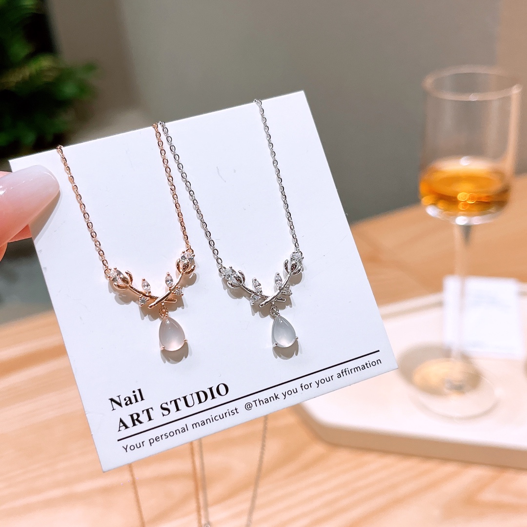 甘い高品質シルバーネックレスゴールド プロポーズ