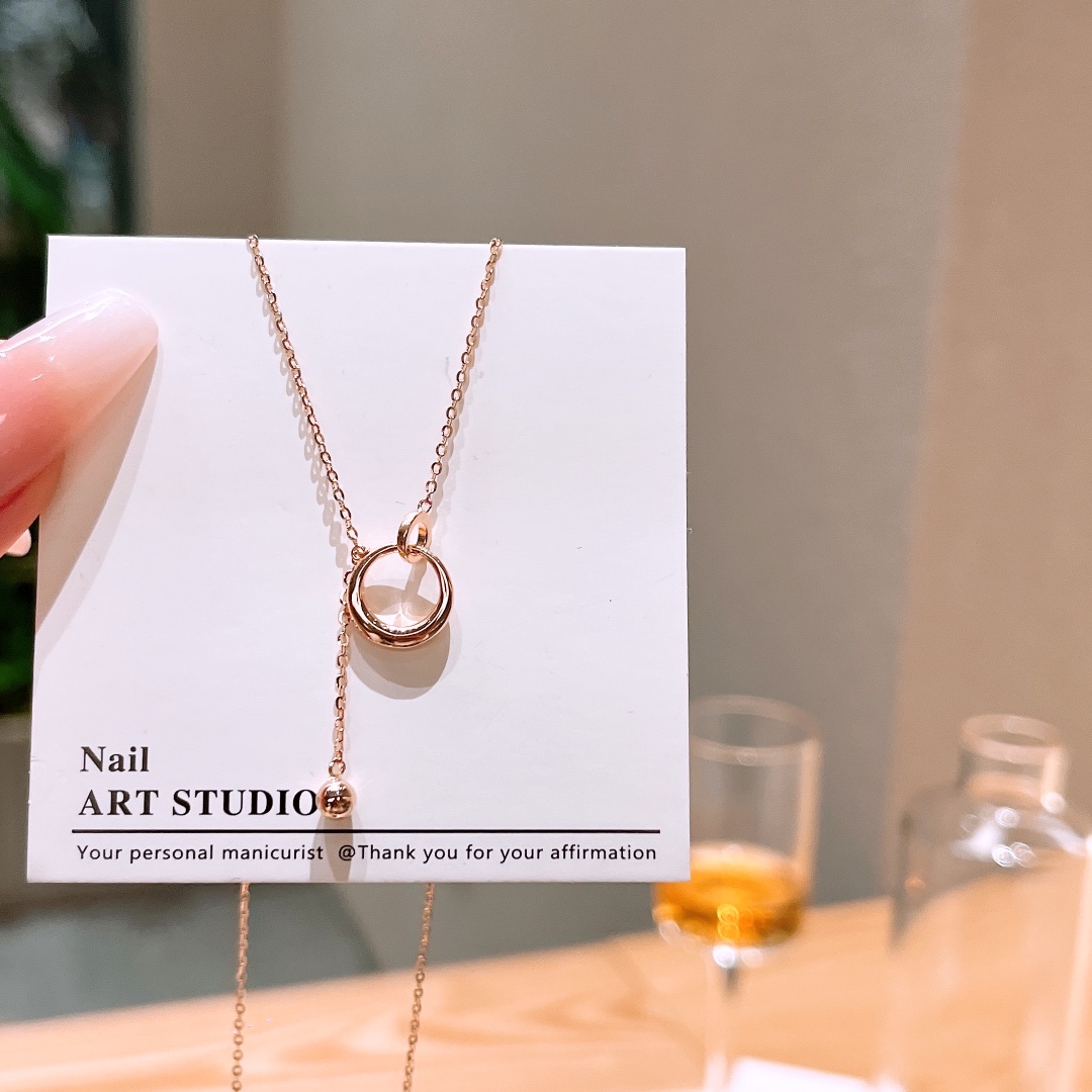 Hypoallergenic Silver Necklace Intellectual Banquet Silver