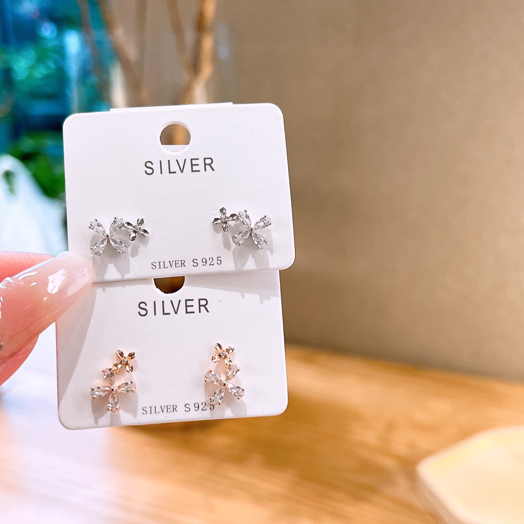 Fine Silver Earrings Artistic Engagement Gold