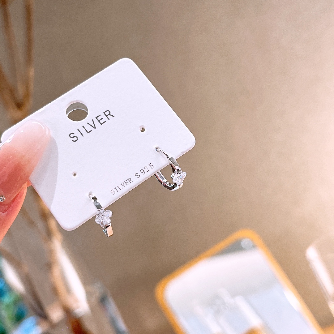 S925 Sterling Silver Ear Cuffs Pure Engagement Silver