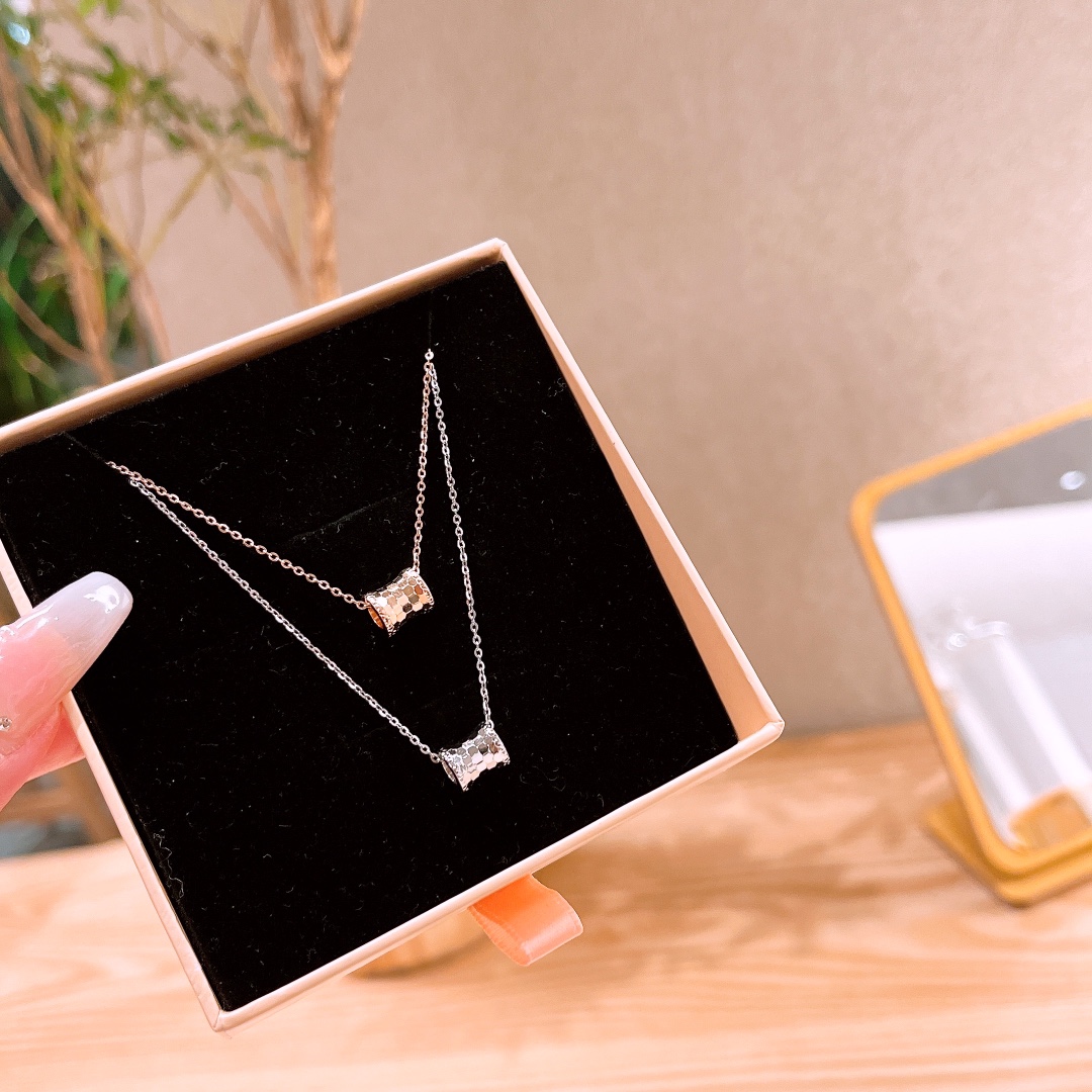 S925 Sterling Silver Necklace Playful Father's Day Silver