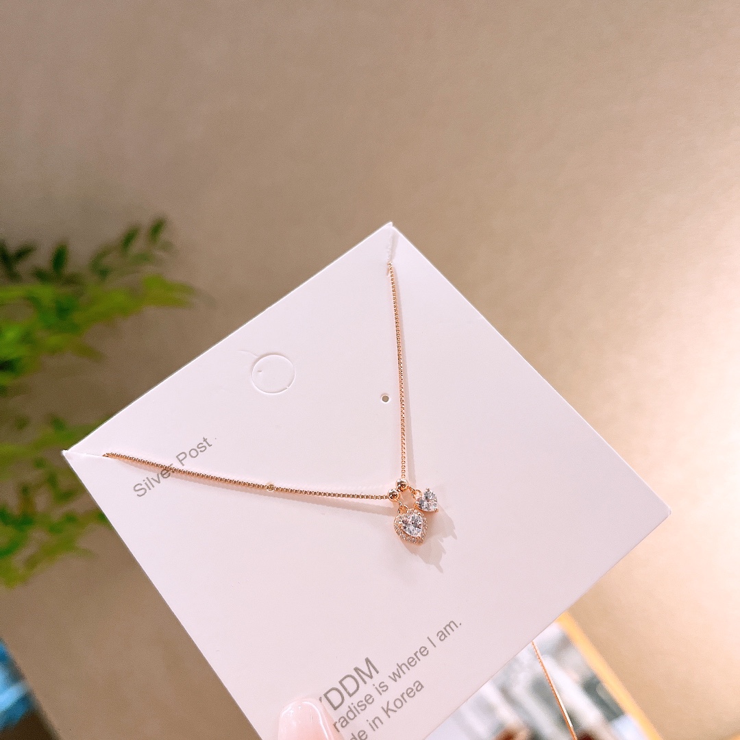 S925 Sterlingsilber Kette Wald Party Silber