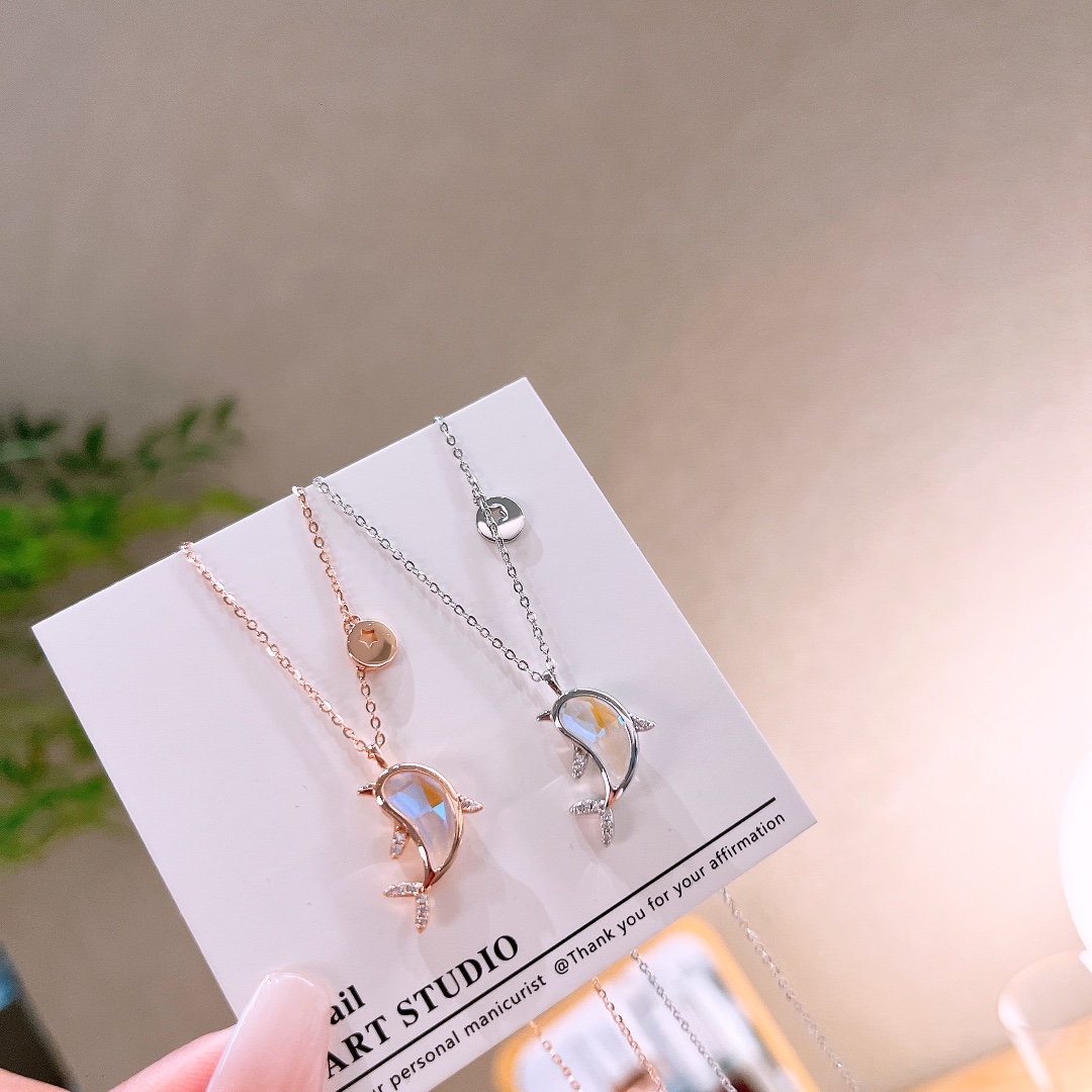 S925 Sterling Silver Necklace Light Luxury Self-love Silver