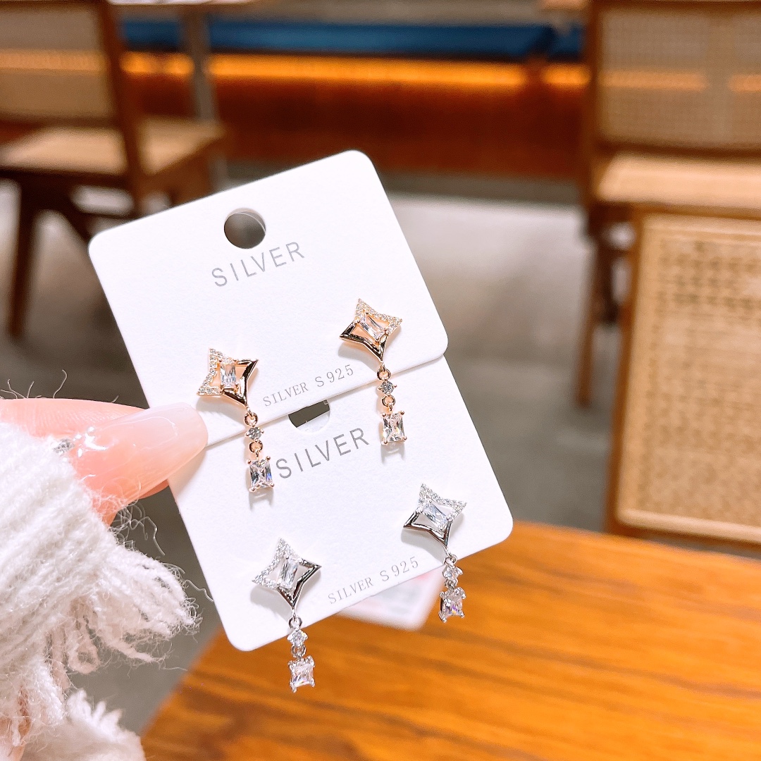 Low Allergy Silver Earrings Forest Bestie Gift Silver