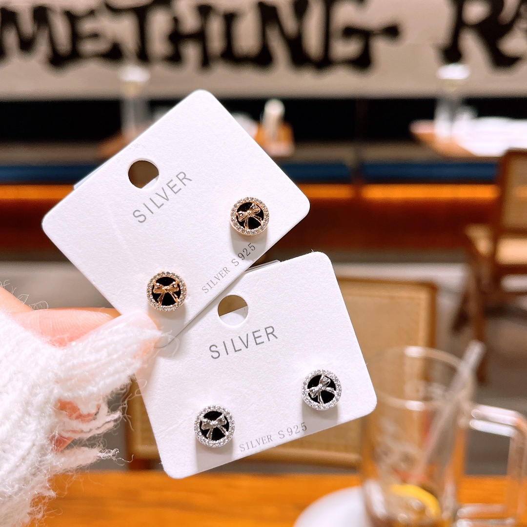 Solid Silver Earrings Premium Engagement Silver