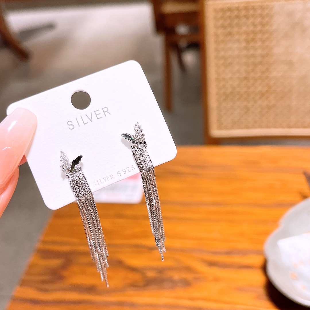 High Polish Silver Earrings Vintage Mother's Birthday Silver