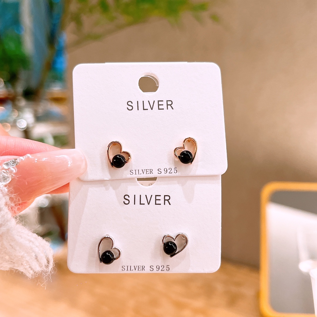 High Polish Silver Earrings Unique Anniversary Silver