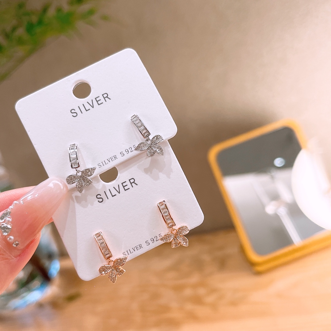 Nickel Free Silver Earrings Unique Teacher's Day Gold