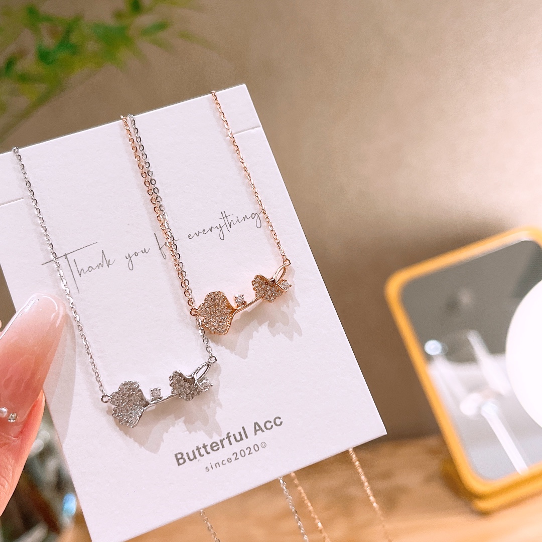 925 Silver Necklace Ethereal Everyday Wear Gold