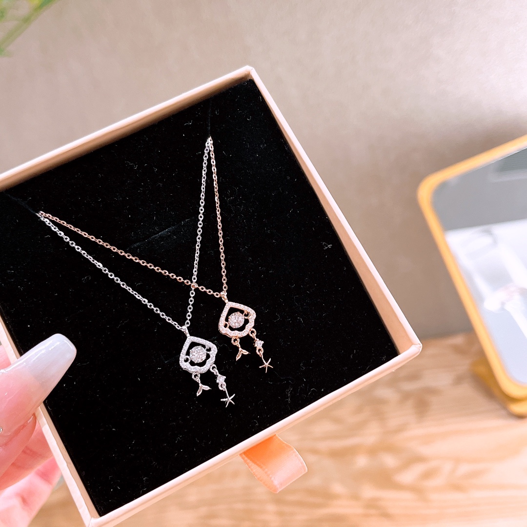 ガーリーアレルギー対応シルバーネックレスシルバー クリスマス