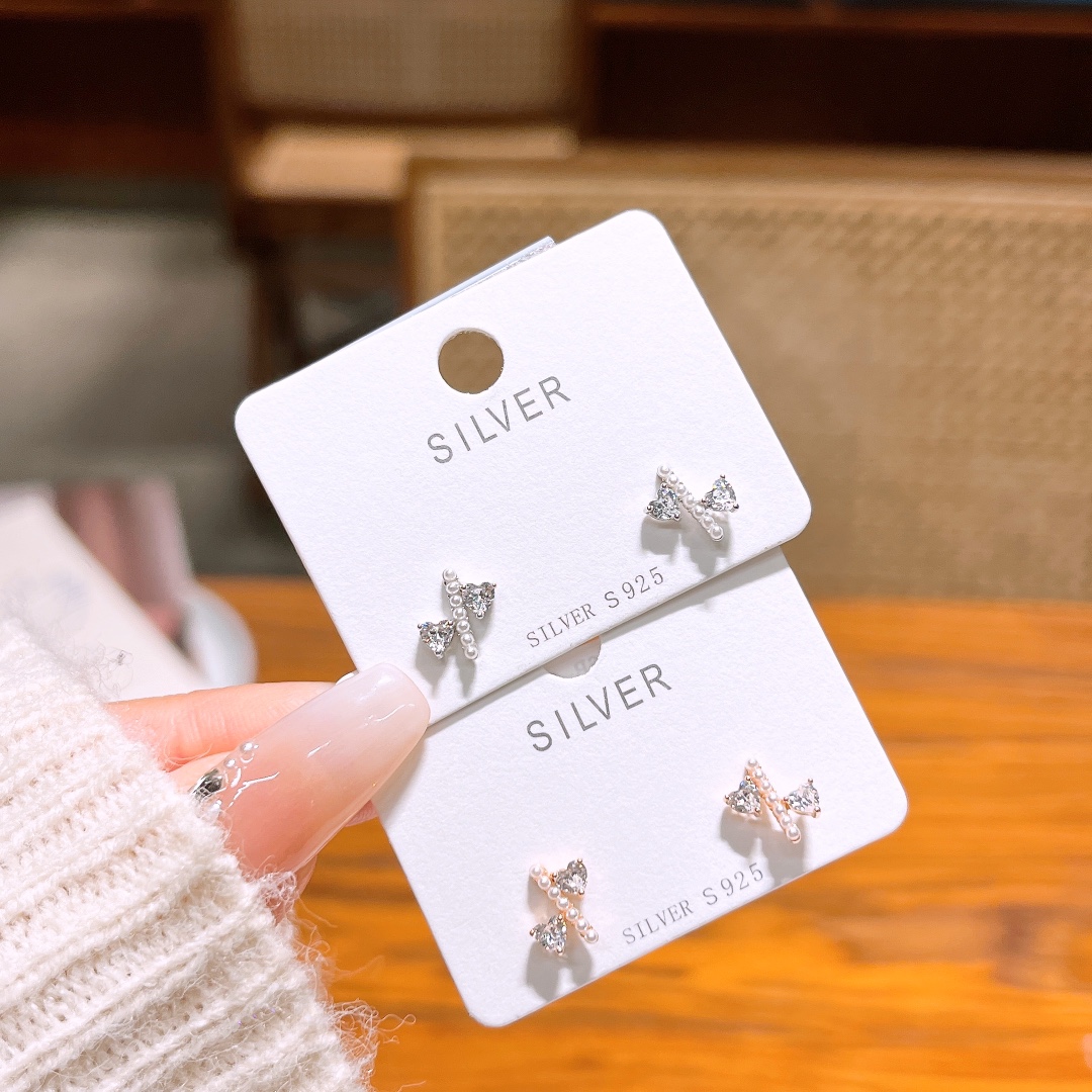 925 Silber Ohrringe Niedlich Büro Gold