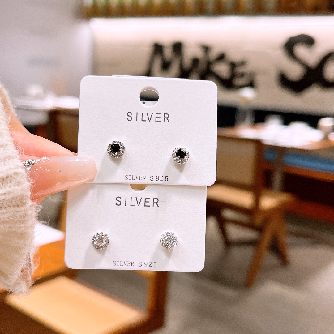 Low Allergy Silver Earrings Sweet & Cool Birthday Silver