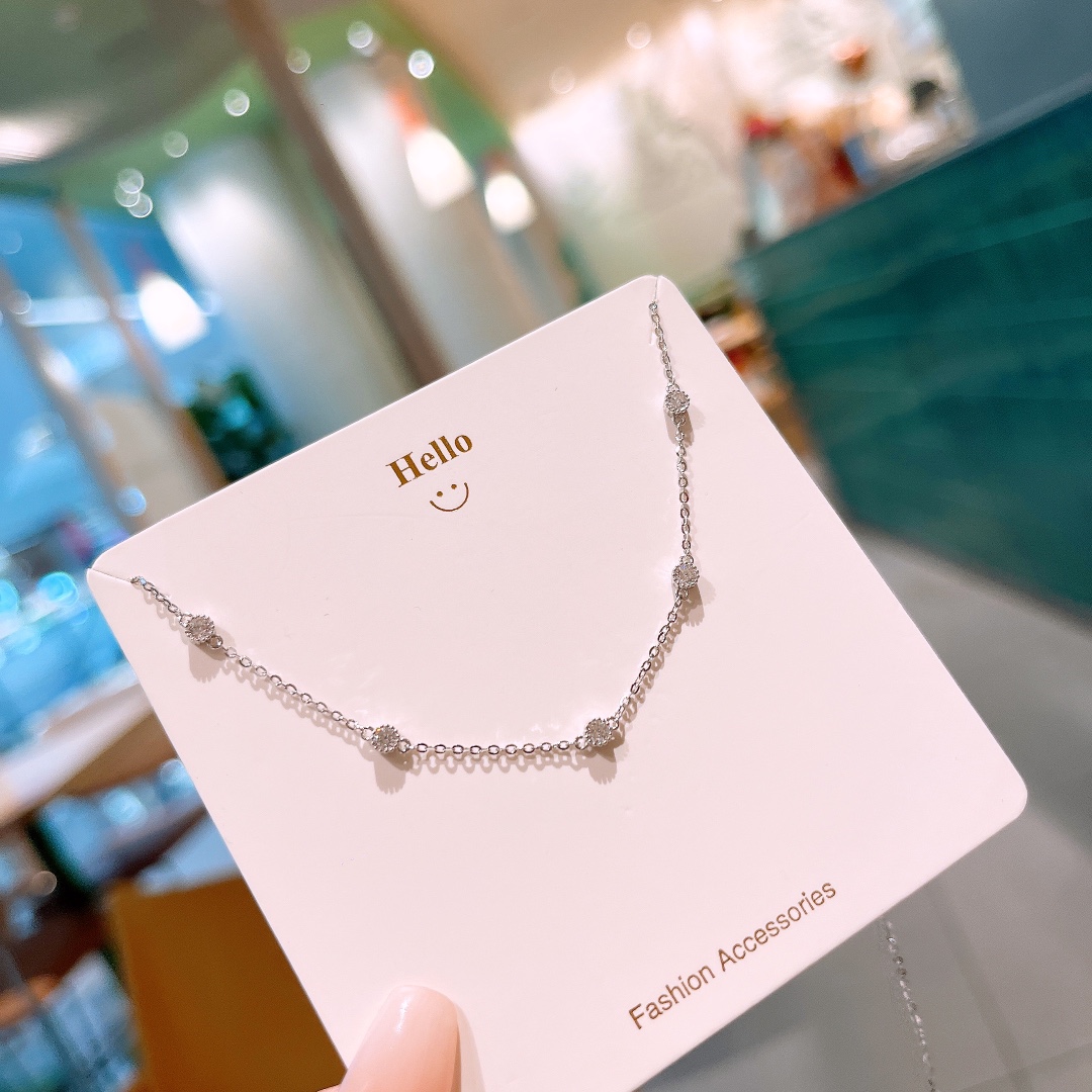 Hypoallergenic Silver Necklace Pure Father's Day Gold