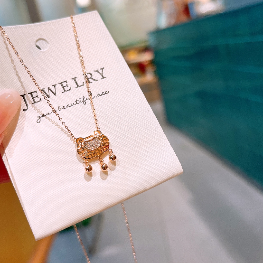 925 Silver Necklace Chic Bestie Gift Gold