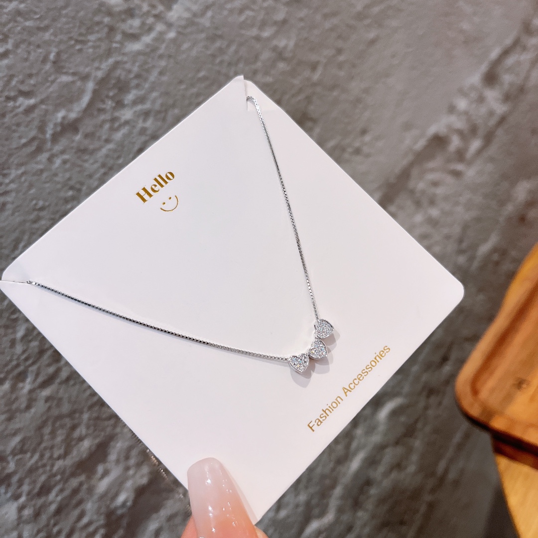 Low Allergy Silver Necklace Cute Annual Party Gold