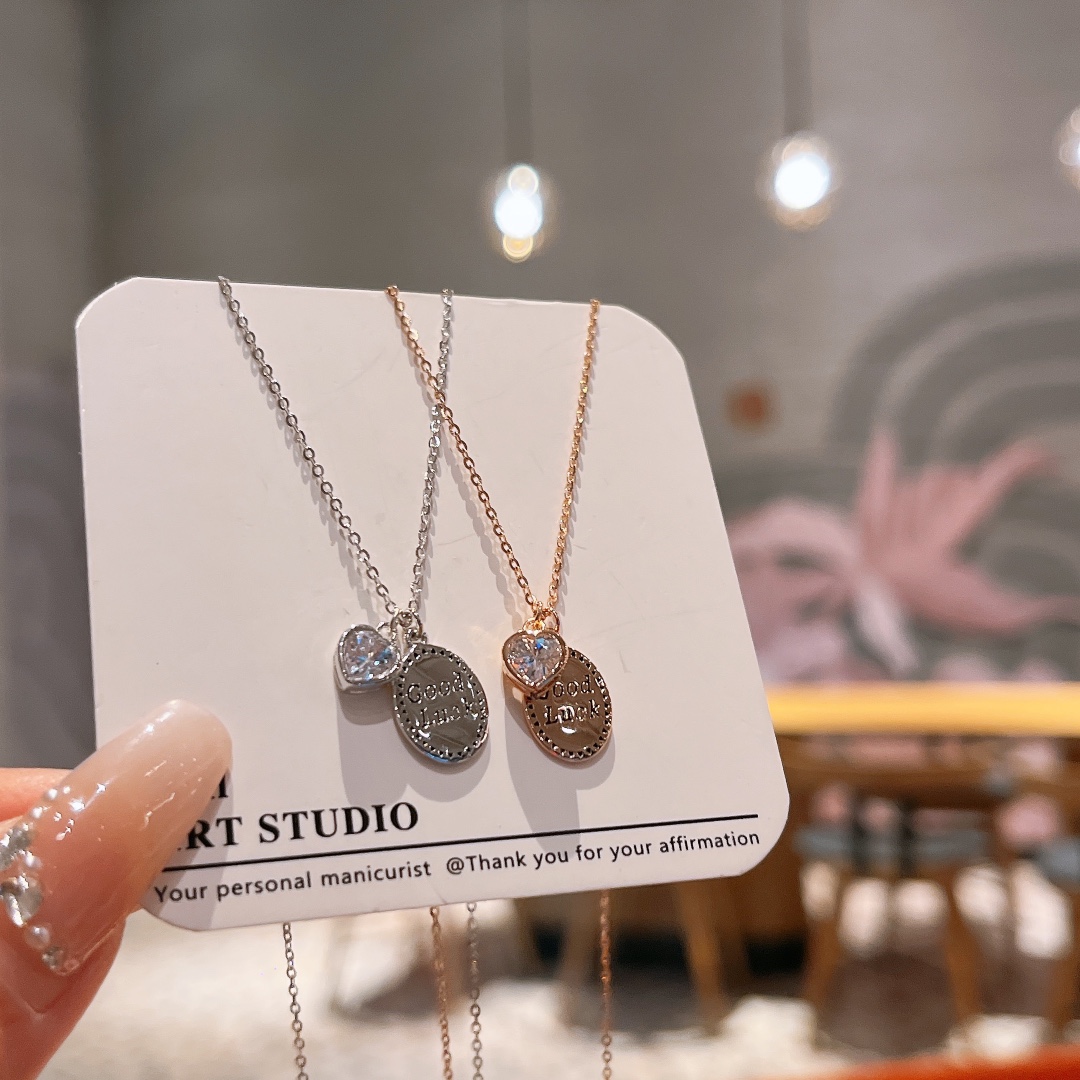 Massivsilber Kette Niedlich Muttergeburtstag Gold