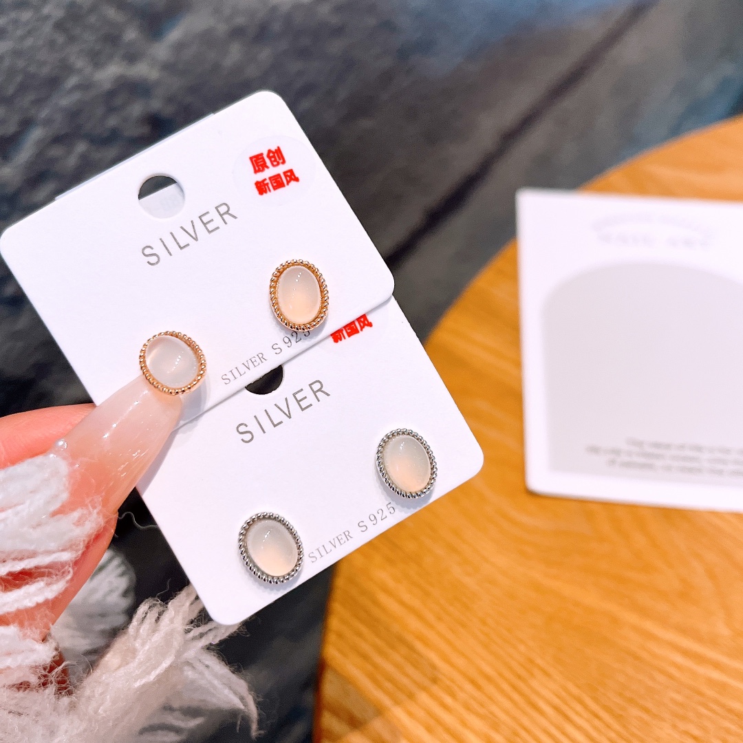 High Polish Silver Earrings Delicate Gift for Her Silver