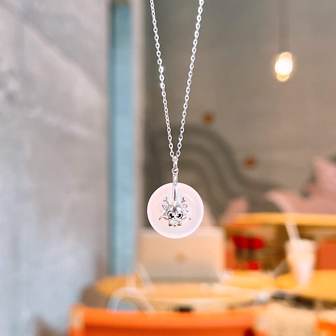 Solid Silver Necklace French Banquet Silver