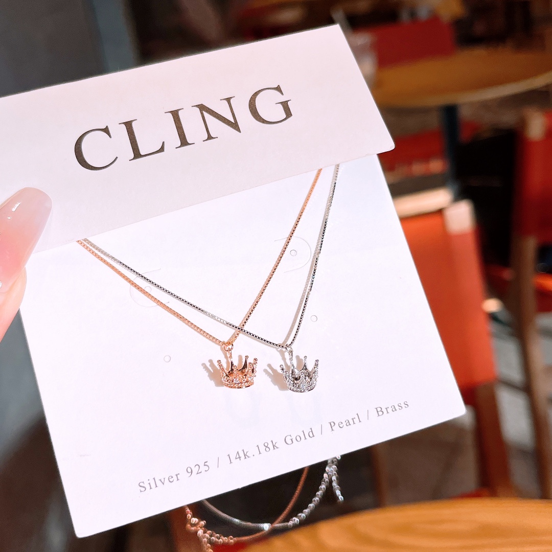 Low Allergy Silver Necklace Soft Spring Festival Silver