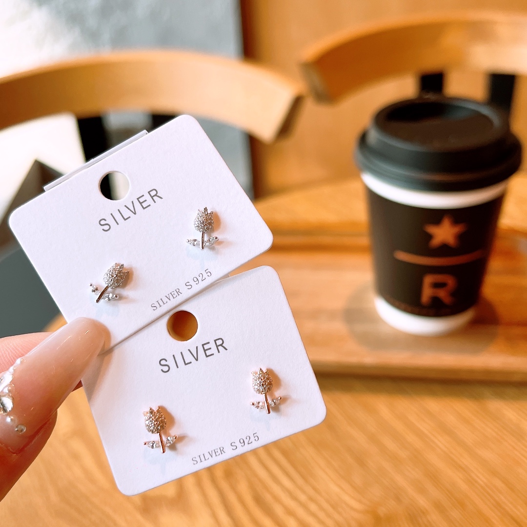 韓国風高品質シルバーイヤリングシルバー プロポーズ