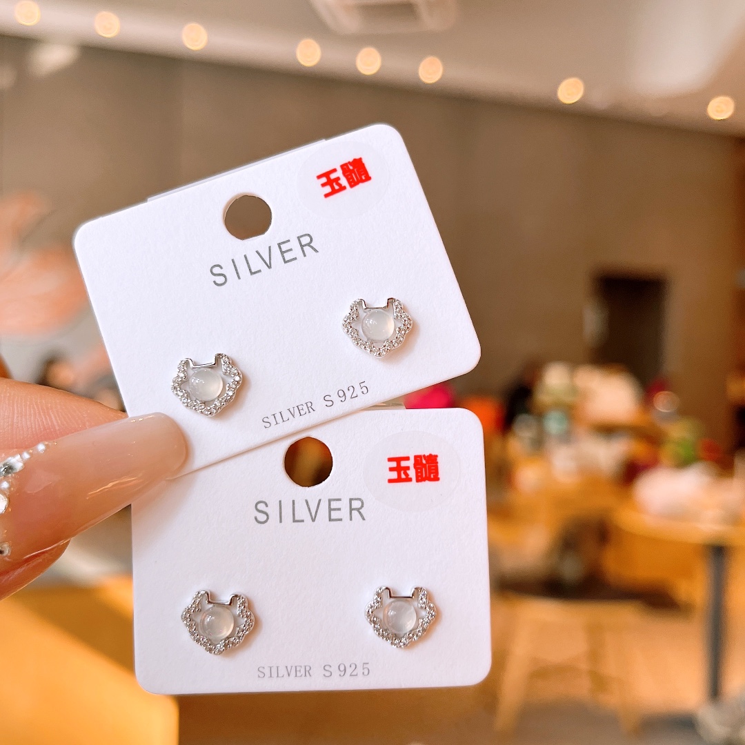 925 Silver Earrings Playful Bestie Gift Gold