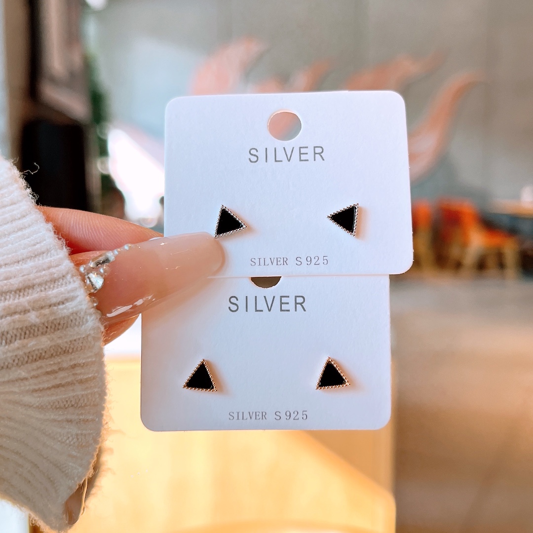 Solid Silver Earrings Fresh Graduation Silver