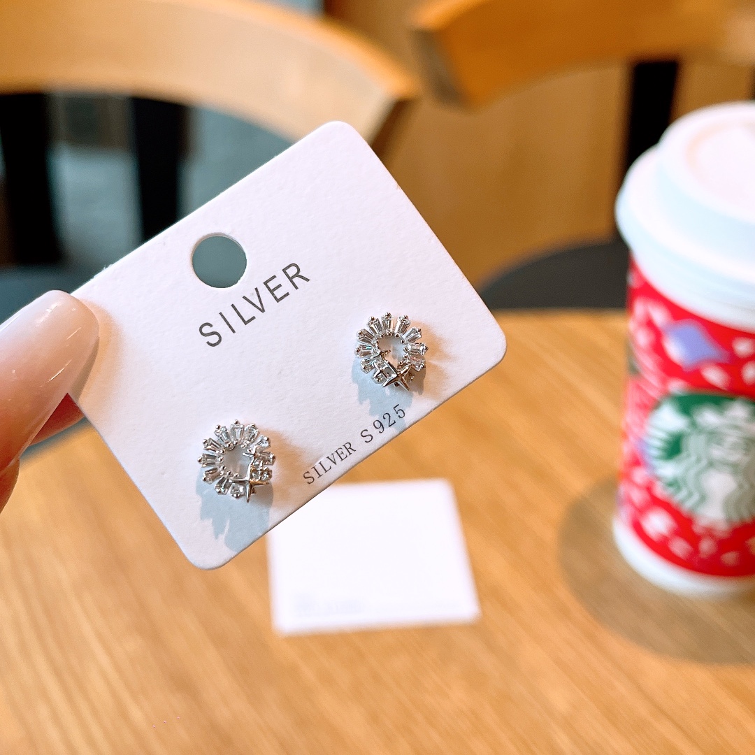 Fine Silver Earrings Playful Anniversary Silver