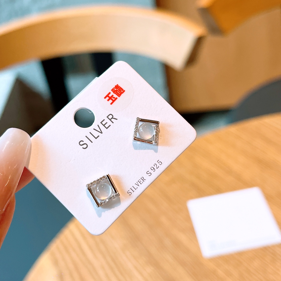 Fine Silver Earrings Artistic Valentine's Day Gold