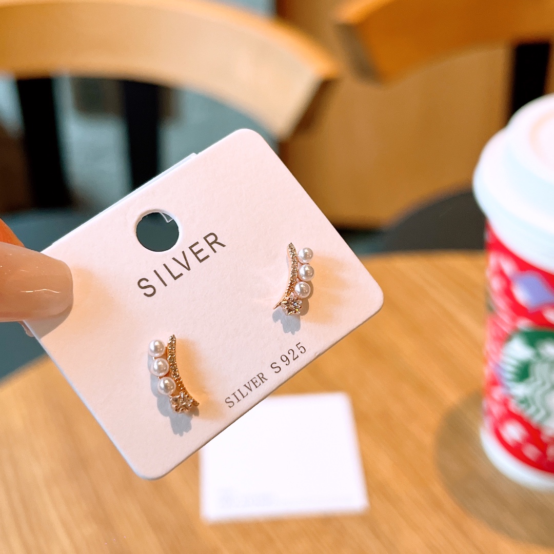 Nickel Free Silver Earrings Unique Bestie Gift Gold