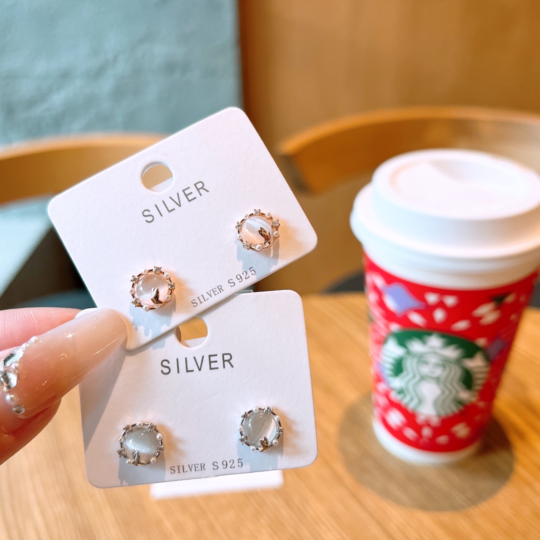 Nickel Free Silver Earrings Cute Spring Festival Gold